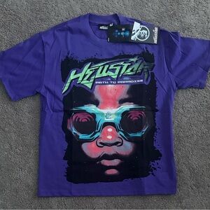 Hellstar Graphic Purple T-Shirt